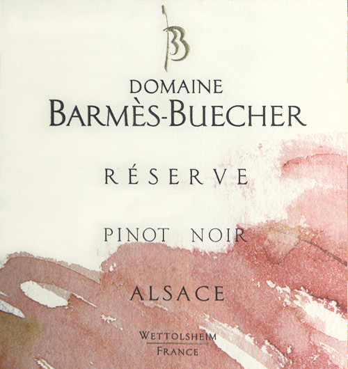 Alsace Pinot Noir Reserve Domaine Barmès-Buecher 2019