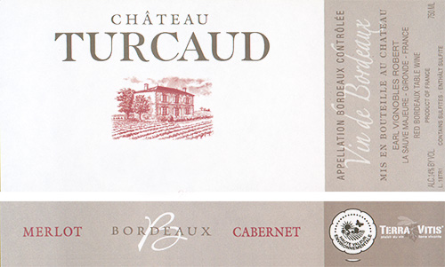 Bordeaux Rouge Château Turcaud 2018