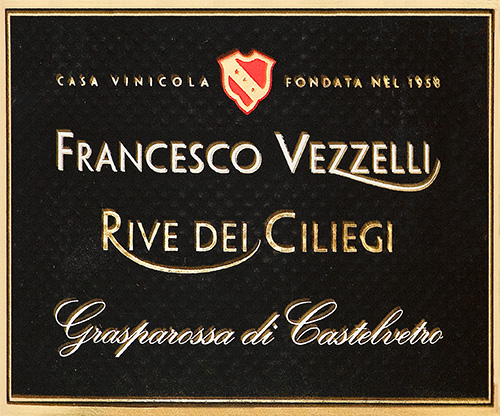 Lambrusco Grasparossa di Castelvetro Rive de Ciliege Francesco Vezzelli 2020