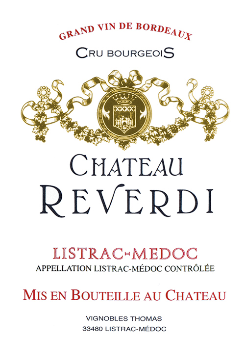 Listrac Médoc  Château Reverdi 2018