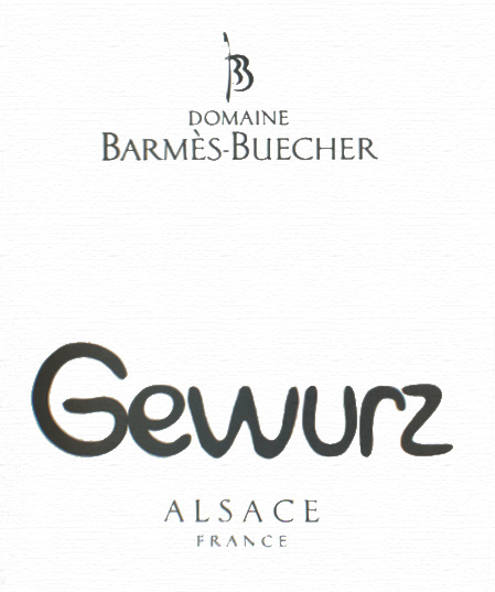 Alsace Gewürztraminer Tradition Domaine Barmès-Buecher 2020