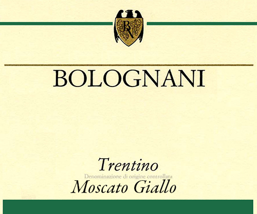 Trentino Moscato Giallo Diego Bolognani 2019