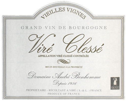 Viré-Clessé Vieilles Vignes Domaine André Bonhomme 2020