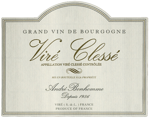 Viré-Clessé (Half Bottle) Domaine André Bonhomme 2020