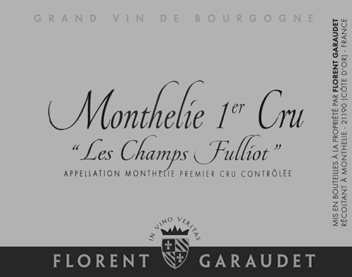 Monthélie Premier Cru Les Champs Fulliots Domaine Florent Garaudet 2017