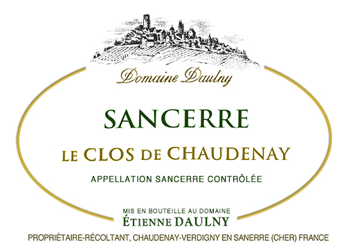 Sancerre Le Clos De Chaudenay Domaine Daulny 2018