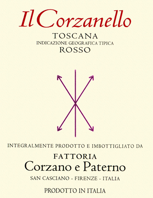 Indicazione Geografica Tipica Toscana Il Corzanello Rosso Corzano e Paterno 2019