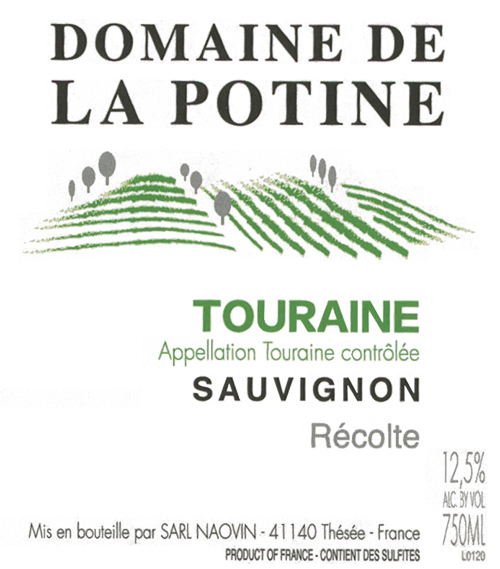 Touraine Domaine de la Potine Sauvignon Domaine Ricard 2020